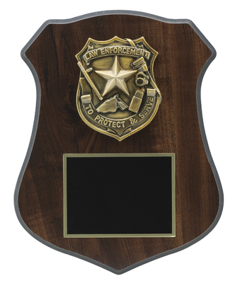 Law Enforcement Plaque (7 1/2"x9")